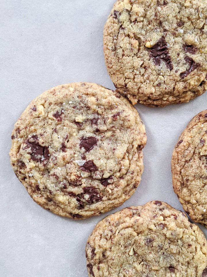 Orange, Chocolate Chunk, & Walnut Cookies (with vegan & gluten free&nbsp;option)